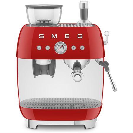 Smeg EGF03RDEU Kırmızı Öğütücülü Espresso Kahve Makinesi