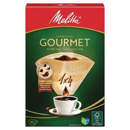 Melitta Filtre Kağıdı Premium Gourmet 1X4 80 Adet